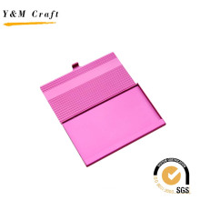 Top Grade Metal Pink Name Card Holder with High Quality